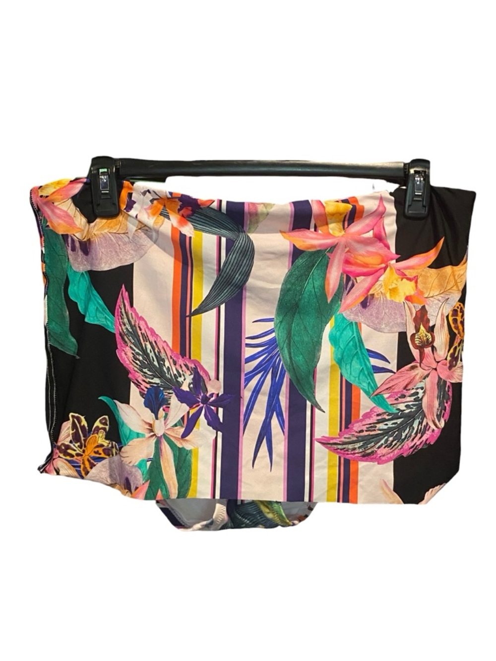 Trina Turk Treasure Trove Bikini Bottoms Skirt Womens Plus Size 18W NWT Tropical